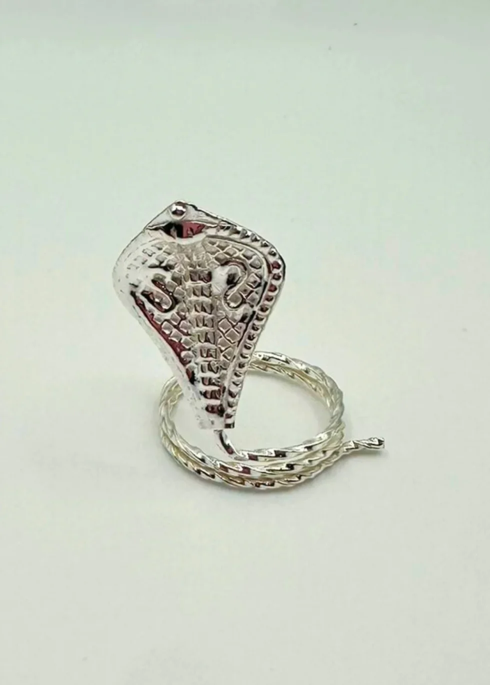 999 Silver Nag Idol – 3.3g Spiritual Puja Collectible USA