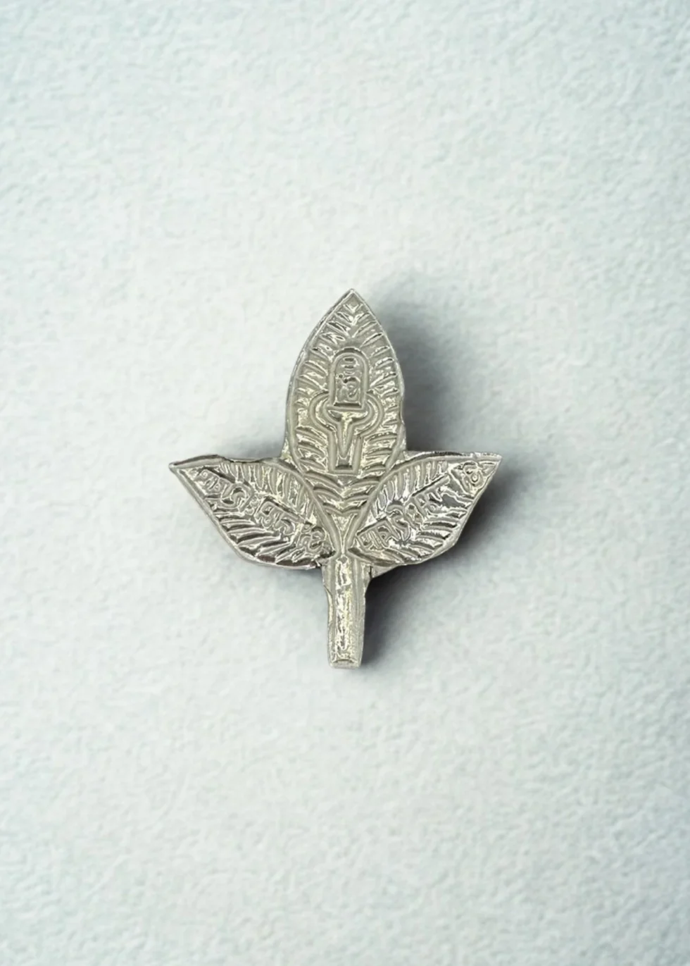 pure silver bilpatra leaf handcrafted design for shiv puja