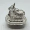 handcrafted silver nandi idol pure silver design