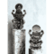 Silver Lakshmi and Ganesha idols for pooja | Devotional silver gifts USA – Vraj