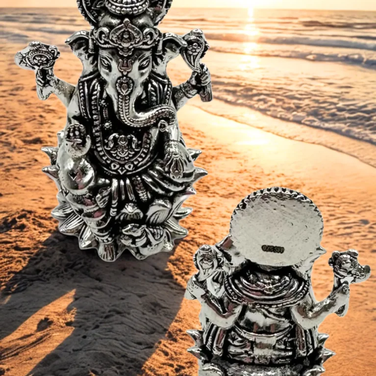 999 Silver Lord Ganesha Idol – 29.3g Spiritual Silver Statue USA