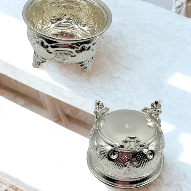 999 Silver Bowl – 22.2g Handcrafted Silver Puja Bowl USA