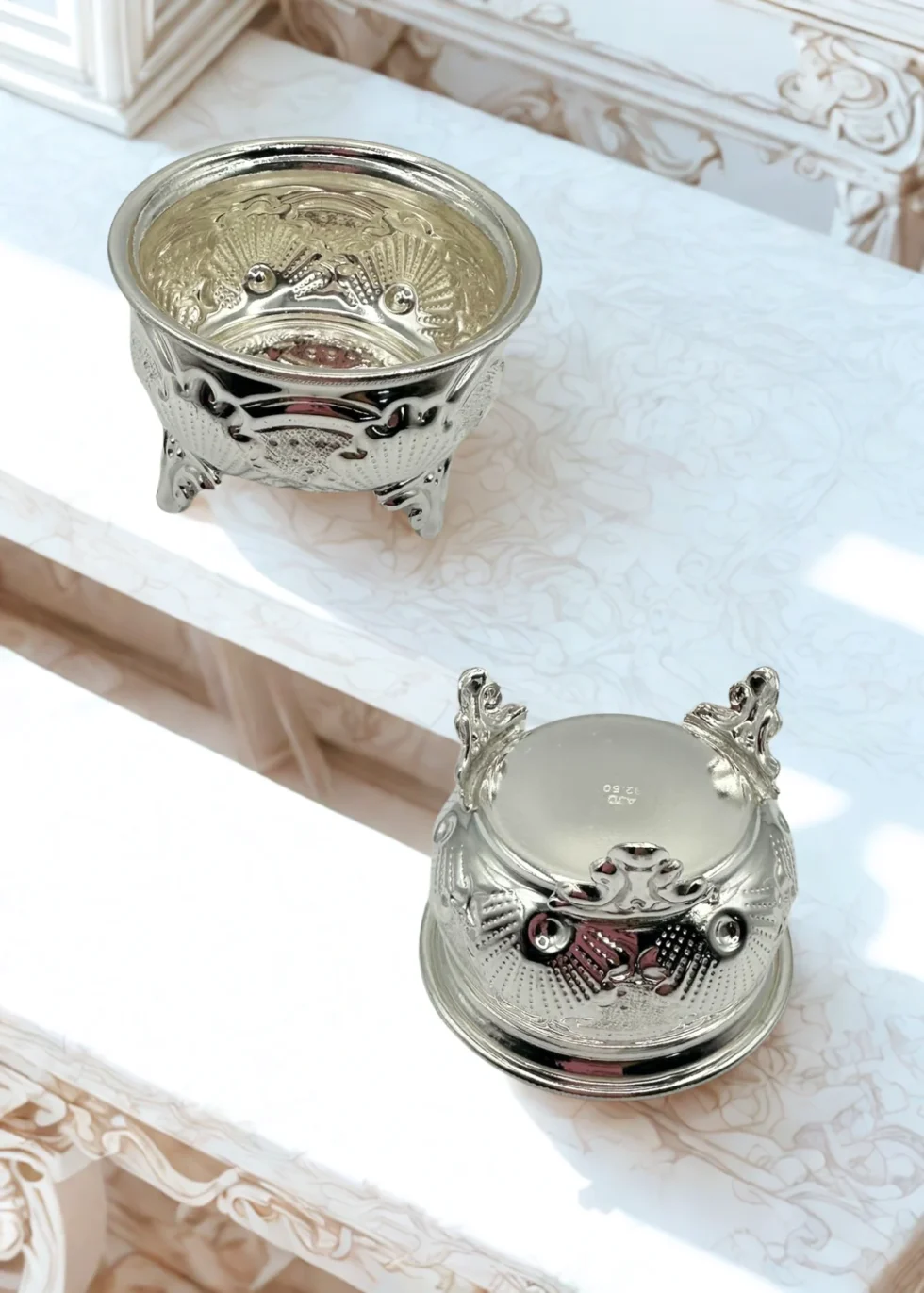 999 Silver Bowl – 22.2g Handcrafted Silver Puja Bowl USA