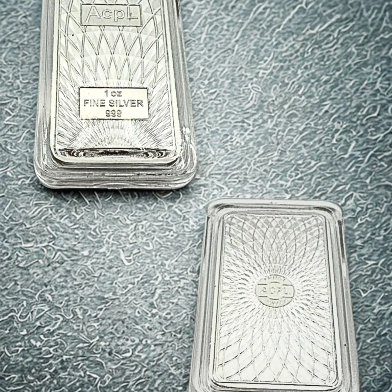 999 Pure Silver Bar – 31.1g (1 Troy Ounce) Silver Bar USA