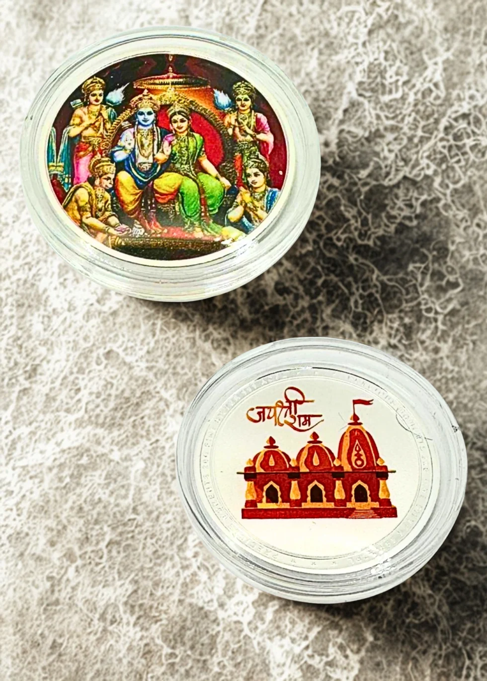 999 Silver Coin – Shri Ram Darbar and Ram Mandir Design 20g