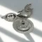 999 Silver Peacock Diya – 26.1g Fine Silver Diya USA