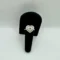 Green Diamond Ring in White Gold with Heart Design