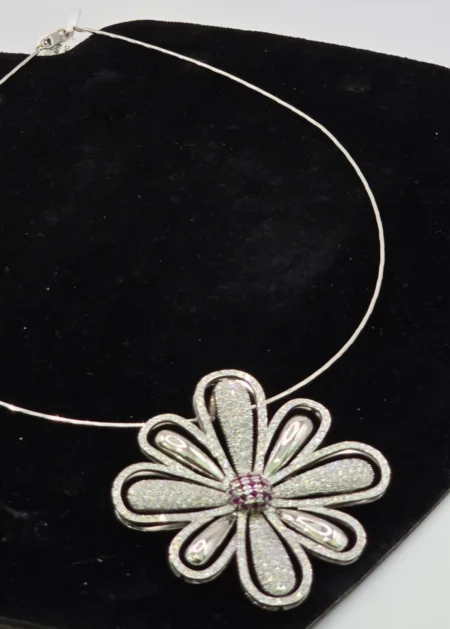 Ruby Diamond Necklace