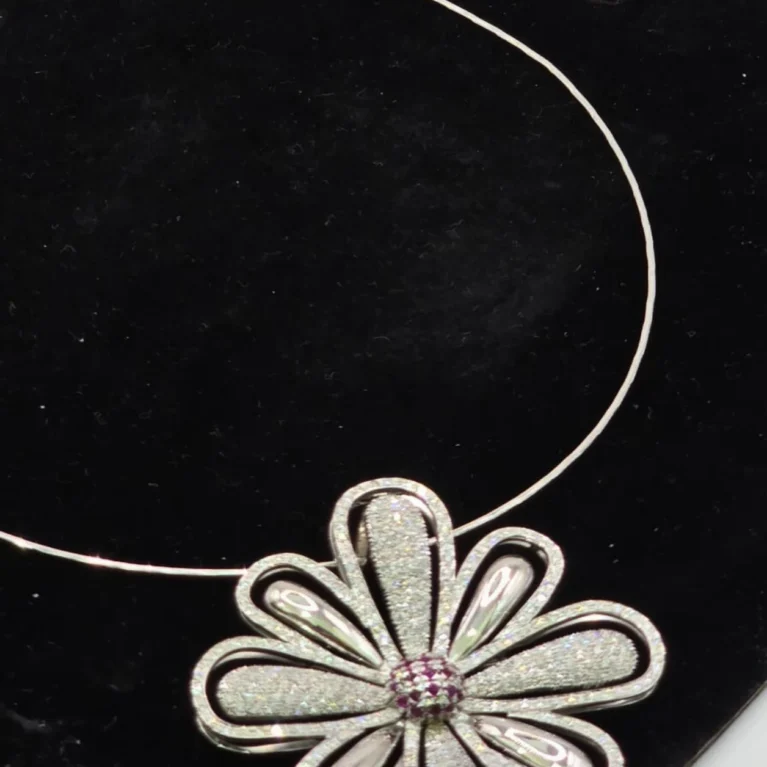 Ruby Diamond Necklace