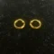 22KT Gold Hoop Earrings
