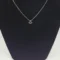 Luna leaf diamond pendant in 14KT white gold