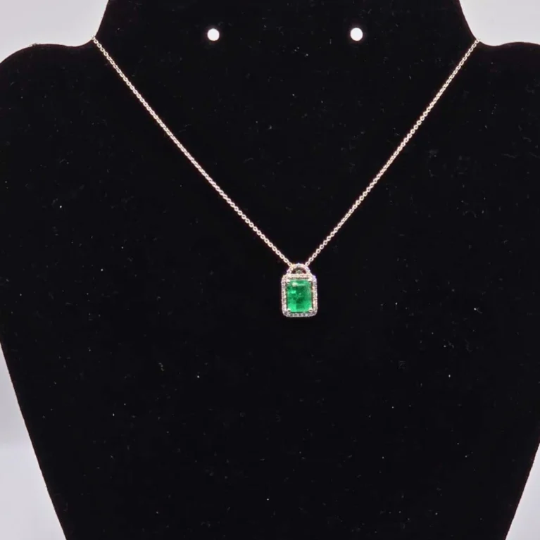 Emerald Gold Pendant